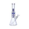 Glass Beaker Base Bong with Tree Perc and Splash Dome Glass Beaker Base Bong with Tree Perc and Splash Dome