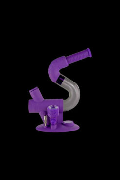 Swerve 4-in-1 Hybrid Silicone and Glass Water Pipe