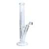 Glass Straight Tube Bong with Bowl & Banger