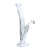 Glass Straight Tube Bong with Bowl & Banger